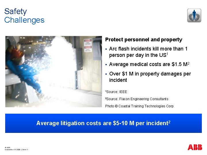 Safety Challenges Protect personnel and property § Arc flash incidents kill more than 1