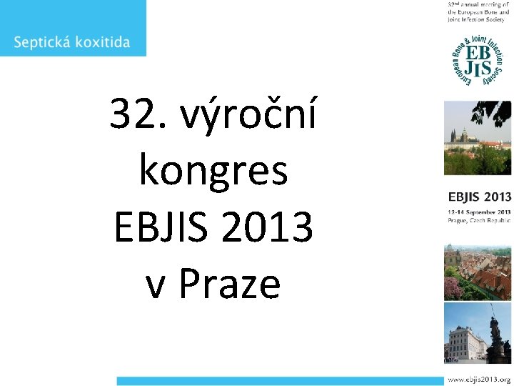 32. výroční kongres EBJIS 2013 v Praze 