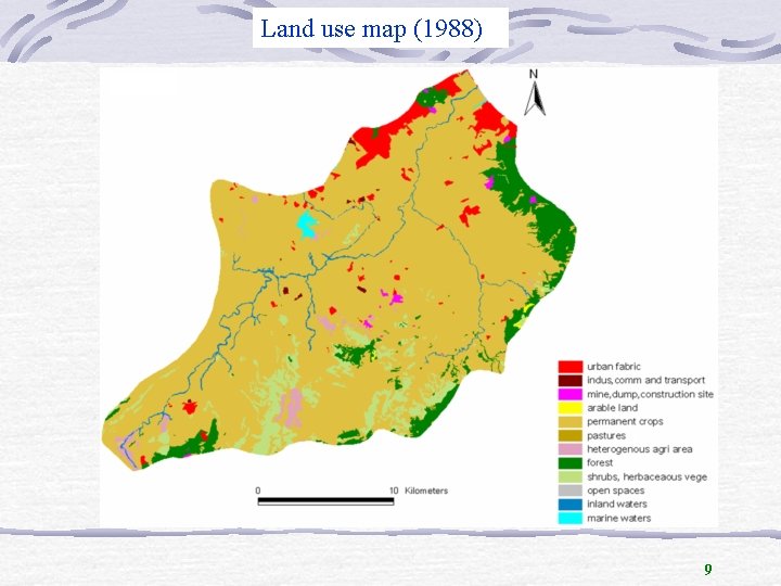 Land use map (1988) 9 