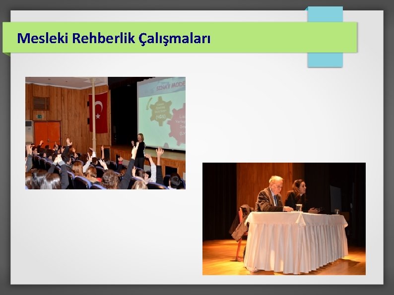 Mesleki Rehberlik Çalışmaları 