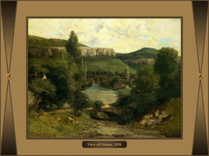 View of Ornans, 1850 