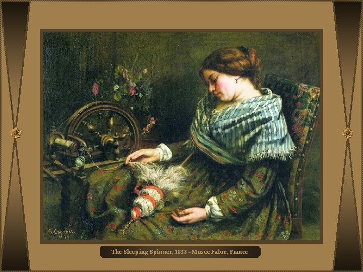 The Sleeping Spinner, 1853 - Musée Fabre, France 