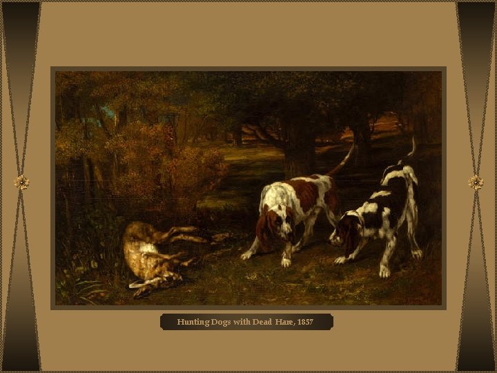 Hunting Dogs with Dead Hare, 1857 