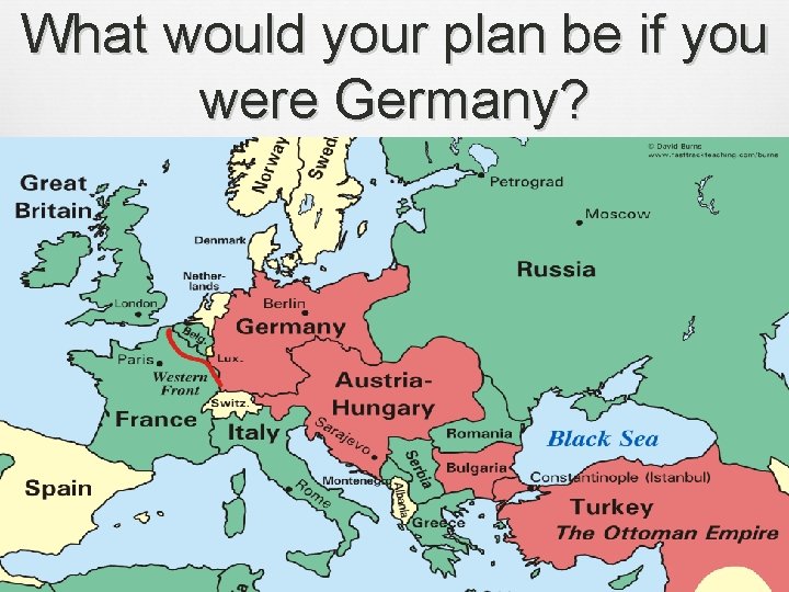 What would your plan be if you were Germany? 