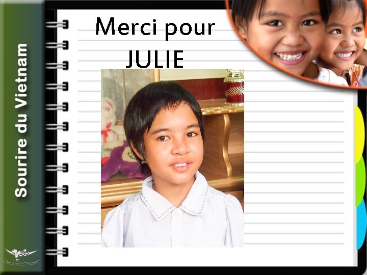 Merci pour JULIE 