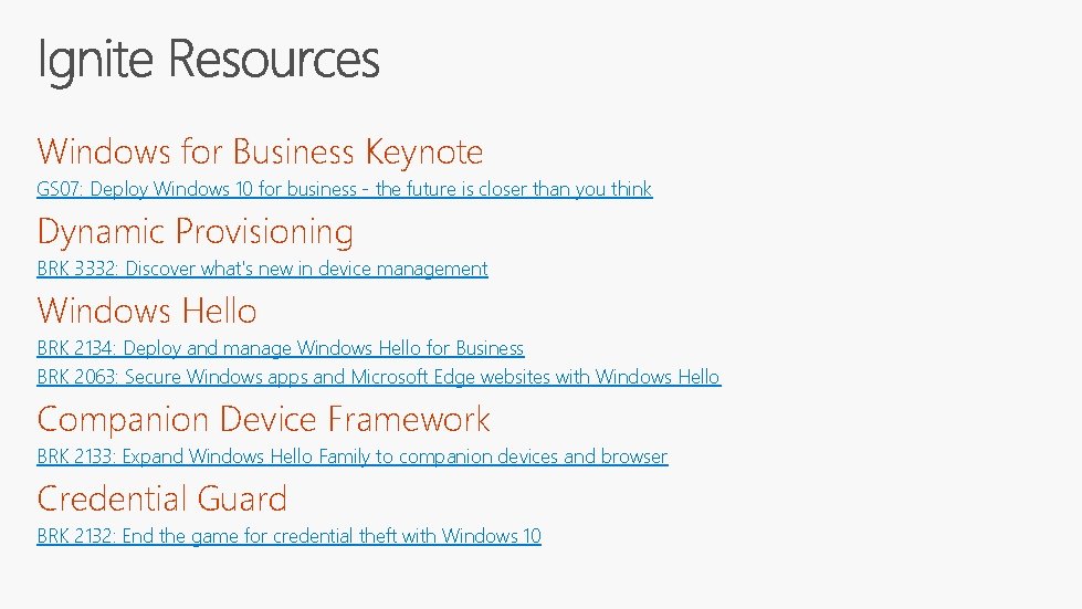 Windows for Business Keynote GS 07: Deploy Windows 10 for business - the future