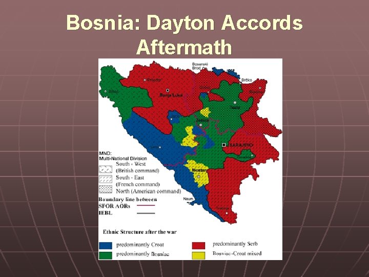 Bosnia: Dayton Accords Aftermath 