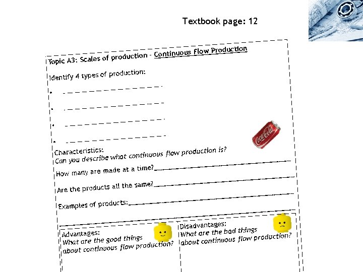 Textbook page: 12 