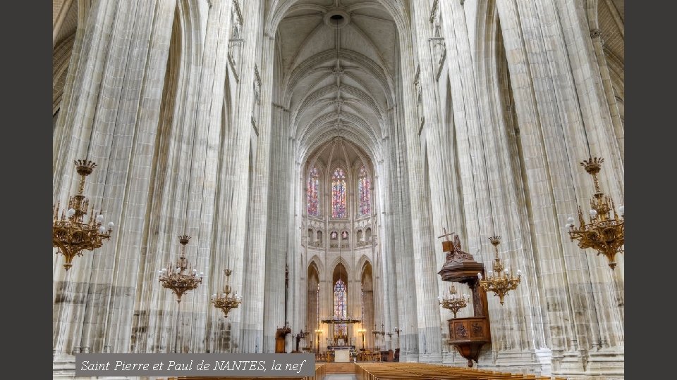 Saint Pierre et Paul de NANTES, la nef 