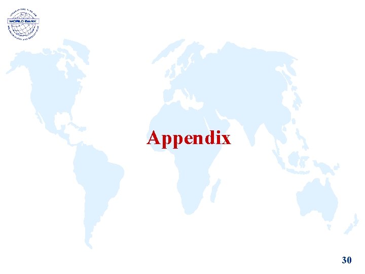 Appendix 30 