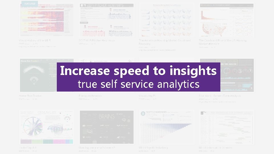 Increase speed to insights true self service analytics 