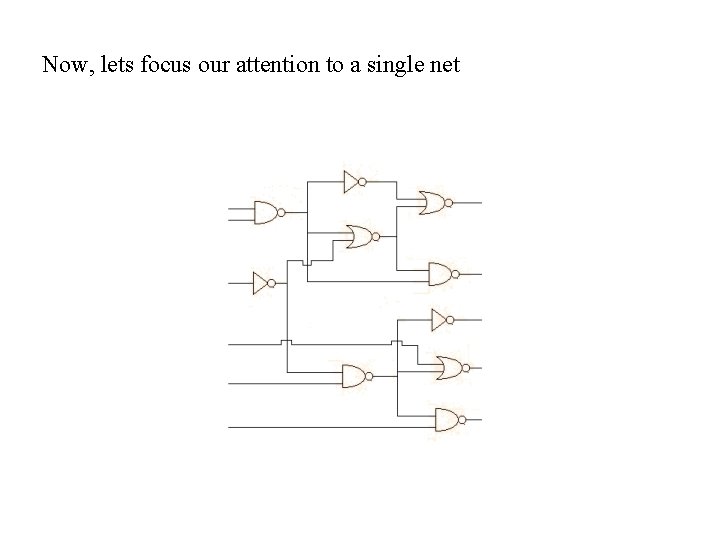Now, lets focus our attention to a single net 