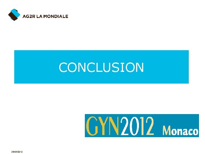 CONCLUSION 24/04/2012 