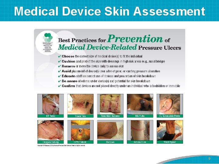 Medical Device Skin Assessment 9 