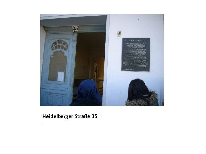 Heidelberger Straße 35. 