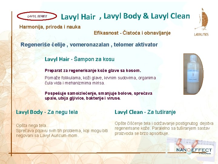 LAVYL SERIES Lavyl Hair , Lavyl Body & Lavyl Clean Harmonija, priroda i nauka