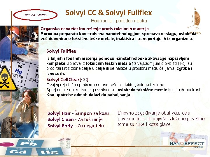 SOLVYL SERIES Solvyl CC & Solvyl Fullflex Harmonija , priroda i nauka Organsko nanoefektno