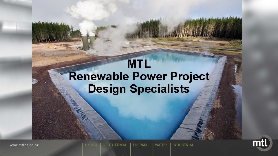 MTL Renewable Power Project Design Specialists 