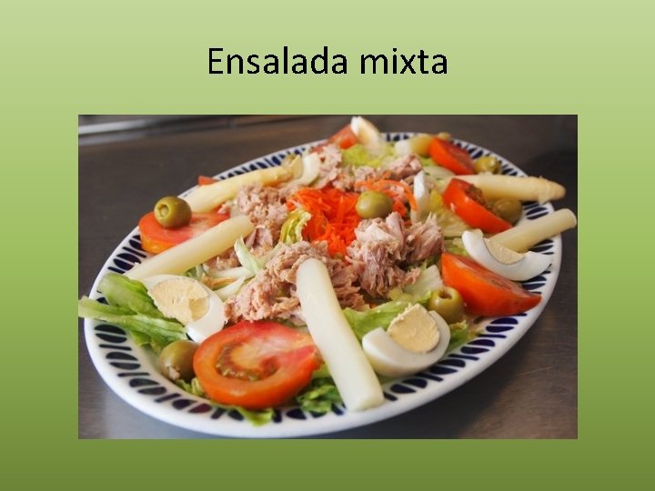 Ensalada mixta 