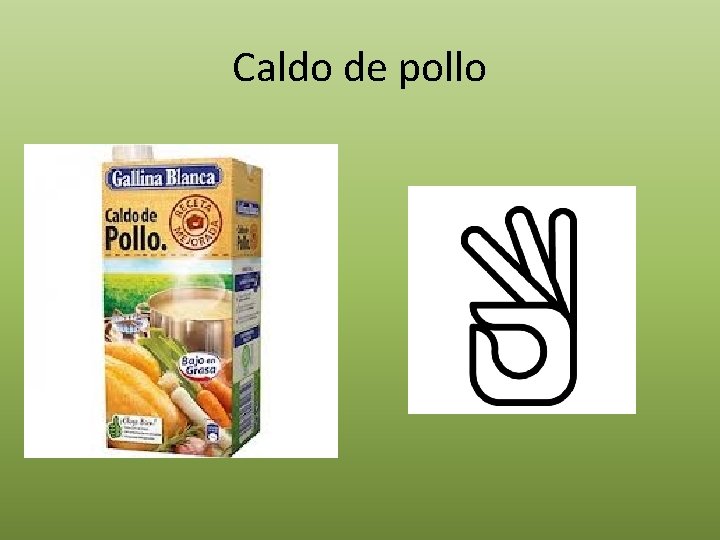 Caldo de pollo 