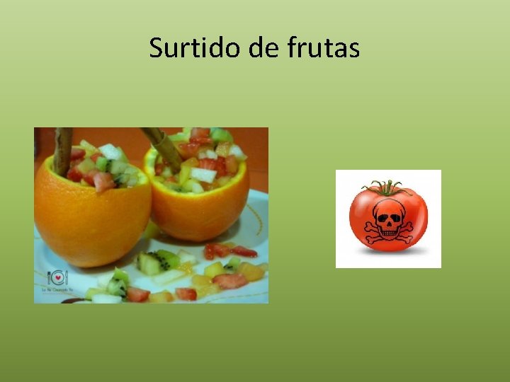 Surtido de frutas 