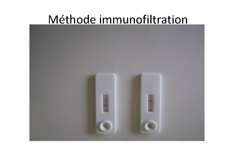 Méthode immunofiltration 