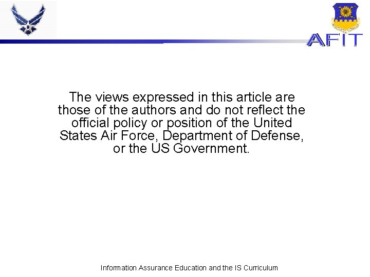 The views expressed in this article are those of the authors and do not