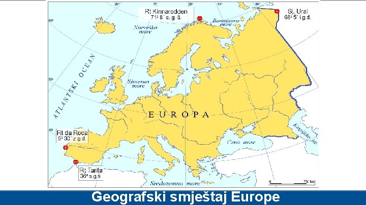 Geografski smještaj Europe 