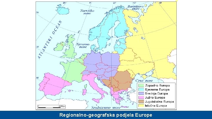 Regionalno-geografska podjela Europe 