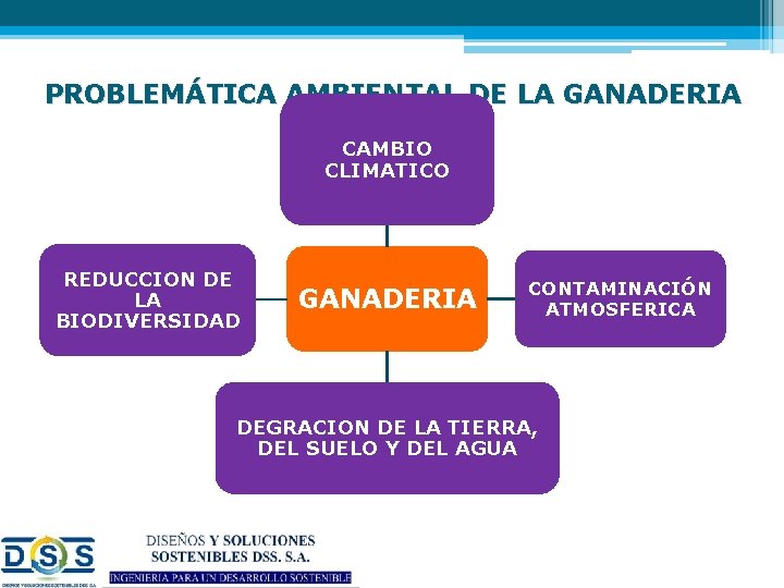 PROBLEMÁTICA AMBIENTAL DE LA GANADERIA CAMBIO CLIMATICO REDUCCION DE LA BIODIVERSIDAD GANADERIA CONTAMINACIÓN ATMOSFERICA