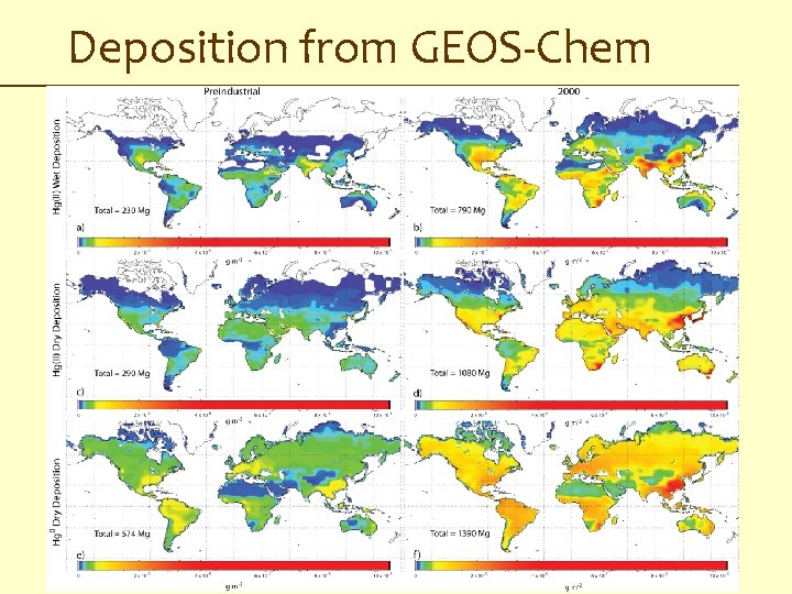 Deposition from GEOS-Chem 