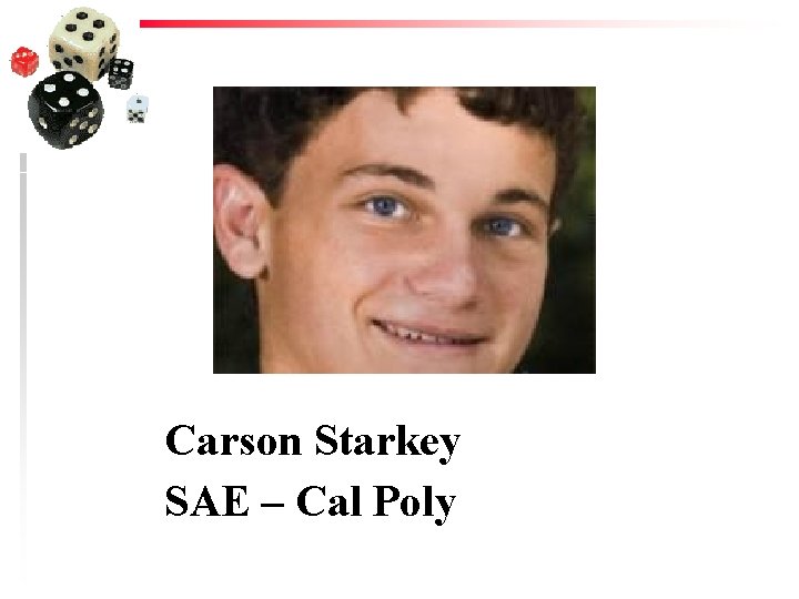 Carson Starkey SAE – Cal Poly 