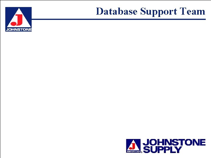 Database Support Team 