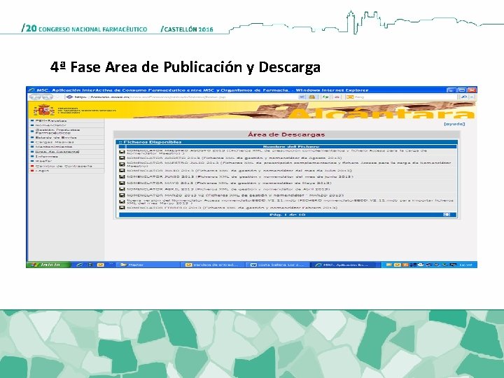 4ª Fase Area de Publicación y Descarga 