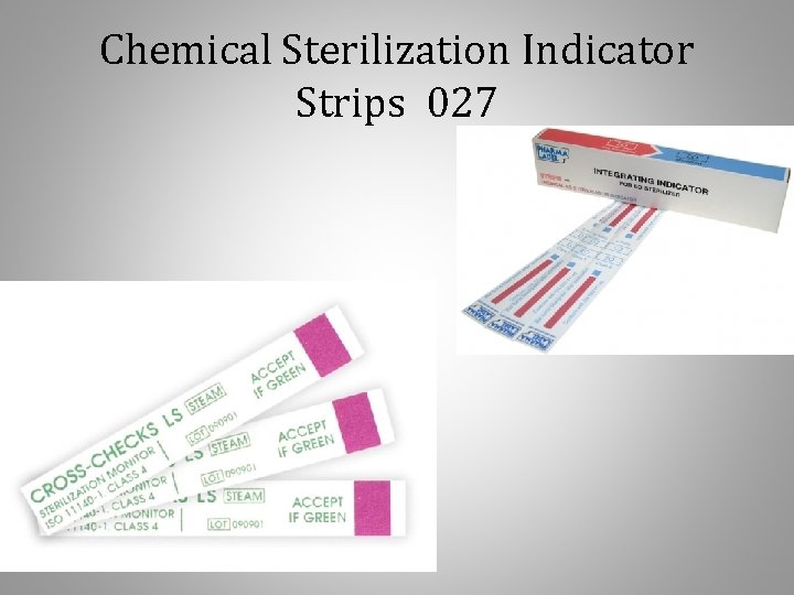 Chemical Sterilization Indicator Strips 027 
