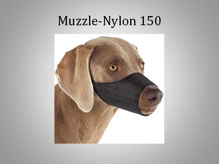 Muzzle-Nylon 150 