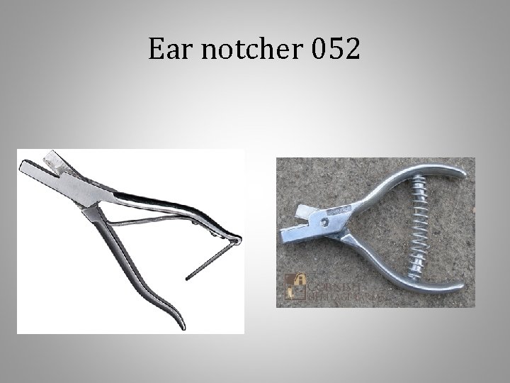Ear notcher 052 