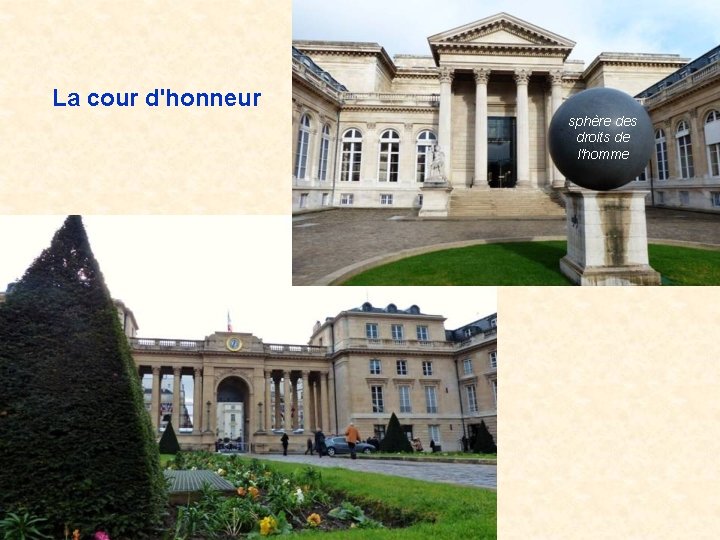 La cour d'honneur sphère des droits de l'homme 