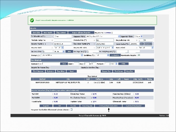 MEDULA-Eczane Provizyon Sistemi Karekodlu Reçete İşlem Adımları 