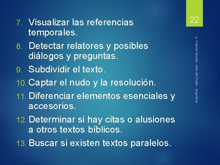 22 p. Gabriel Mestre - Mar del Plata - Argentina Visualizar las referencias temporales.
