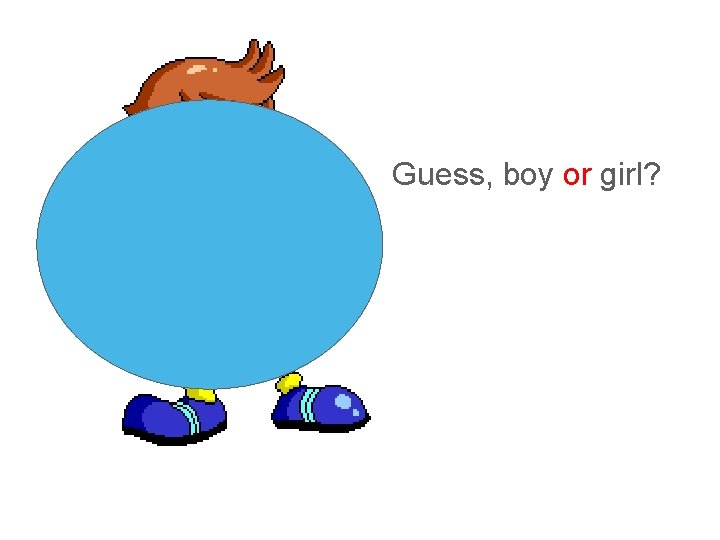 Guess, boy or girl? 