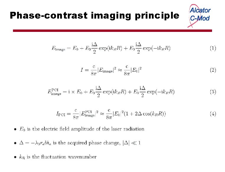 Phase-contrast imaging principle 