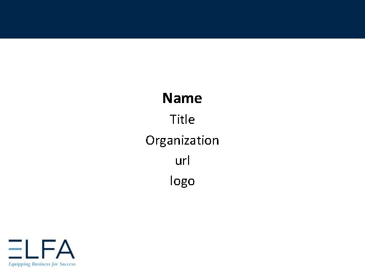 Name Title Organization url logo 