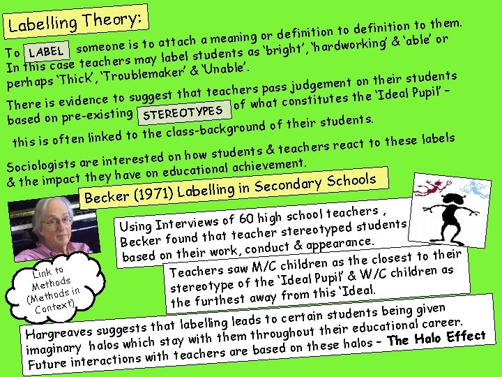 : Labelling Theory n to them. io it in f e d o t