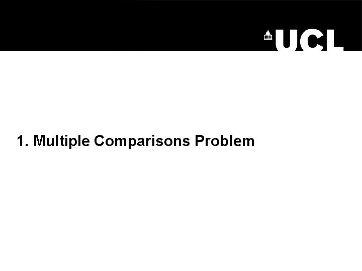 1. Multiple Comparisons Problem 