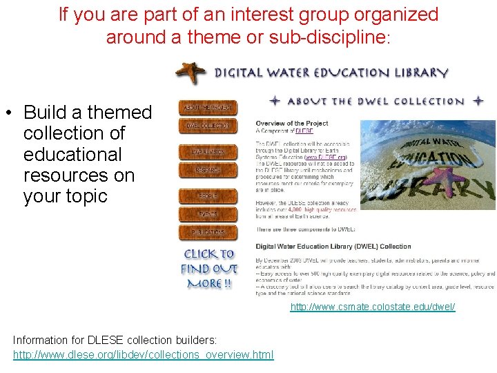 If you are part of an interest group organized around a theme or sub-discipline: