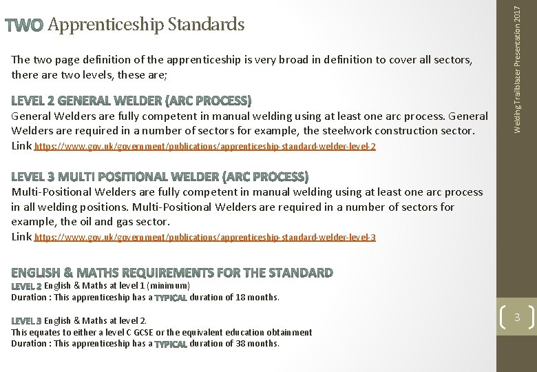 The two page definition of the apprenticeship is very broad in definition to cover