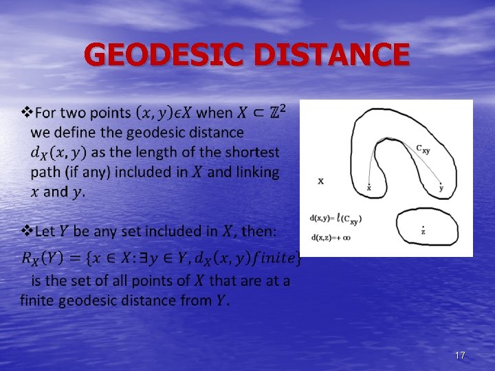 GEODESIC DISTANCE 17 