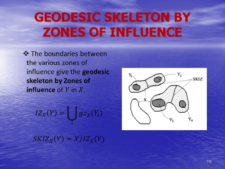 GEODESIC SKELETON BY ZONES OF INFLUENCE 19 