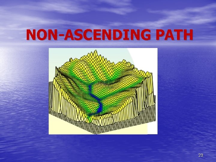 NON-ASCENDING PATH 23 